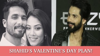 Shahid Kapoor's Special Valentine's Day Plan For Wife Meera