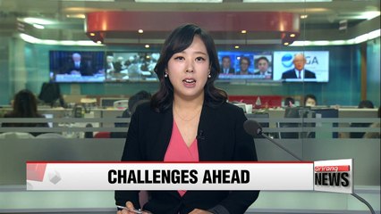 Скачать видео: BOK chief says addressing trade uncertainties amid challenges in global trade is priority