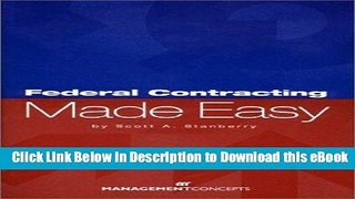 [Read Book] Federal Contracting Made Easy Kindle