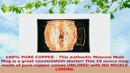 Handcrafted Hammered Moscow Mule Mug  Brass Handle  100 Pure Solid Copper  16oz 5f1b3fe8