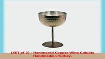 2 X DEMMEX 2017 Gorgeous Hammered Copper Wine Goblets 16 Oz Antiqued ee05f352