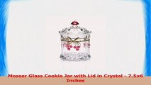 Mosser Glass Cookie Jar with Lid in Crystal  75x6 Inches 45349ba5