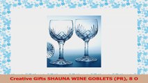 Creative Gifts SHAUNA WINE GOBLETS PR 8 O 80aac288