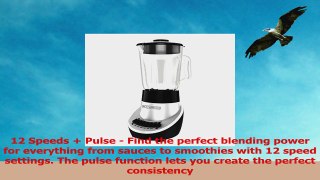 BLACKDECKER BL1130SG FusionBlade Blender with 6Cup Glass Jar 12Speed Settings Silver 04621a58