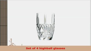 Marquis by Waterford Brookside Highball Glasses Set of 4 6027353c