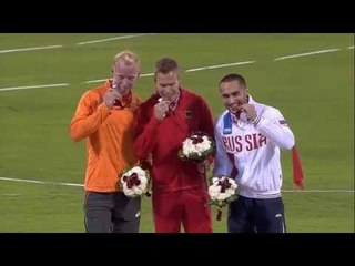 Men's long jump T44 | Victory Ceremony |  2015 IPC Athletics World Championships Doha