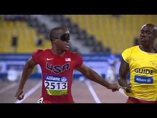 Men's 100m T11 | final |  2015 IPC Athletics World Championships Doha