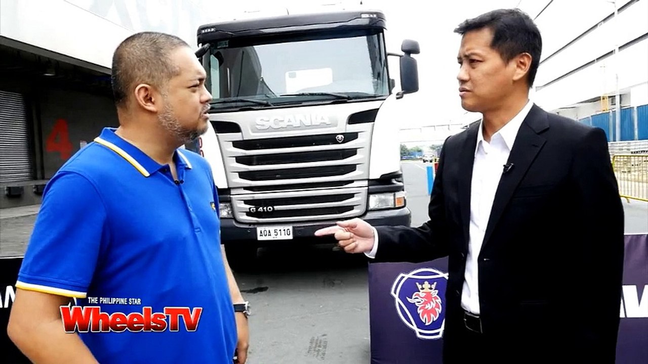 Driving the Scania G410