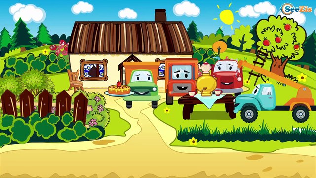 La Grúa y la Camión | Dibujos animados para niños | Coches infantiles | Carritos para niños