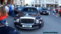 Qatar's Emir Car Convoy in Monaco! Unique Bentley Mulsanne