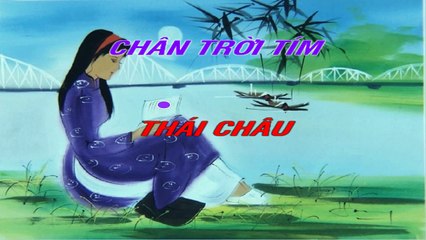 [ karaoke ] chân trời tím - thái châu ft hương lan ( có lời )