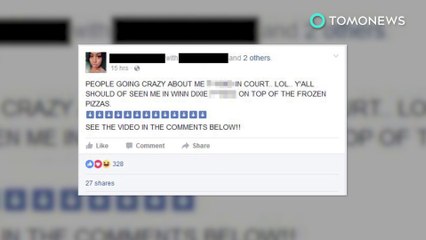 Woman who did the dirty in courthouse wanted by police