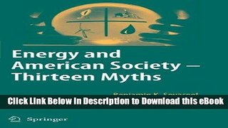 [Read Book] Energy and American Society - Thirteen Myths Mobi