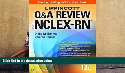 Read Online Lippincott Q A Review for NCLEX-RN (Lippioncott s Review for Nclex-Rn) Full Book