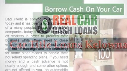 Car Title Loans Kelowna