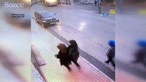 İstanbul’da kapkaç girişimi kamerada
