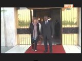 le President Alassane Ouattara a recu l'ancien Premier Ministre francais, Mme Edith Cresson