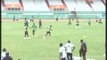 Dernière séance d'entrainement des Éléphants de Côte d'Ivoire au Stade FHB