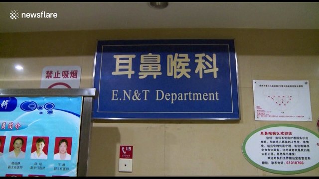 Doctor removes cockroach from man's ear in China