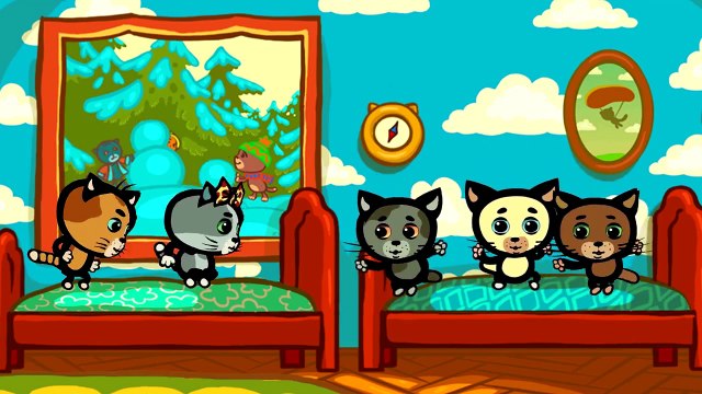 Five Little Kittens Kids Songs With Lyrics For Babies _ Three Kittens _ Nursery Rhymes-sxsWPVFlFkU