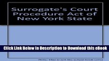 [Read Book] Surrogate s Court Procedure Act  ``N.Y.S. Certified Mobi