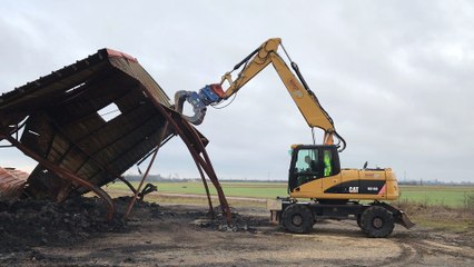 Genlis : le hangar incendié a été détruit