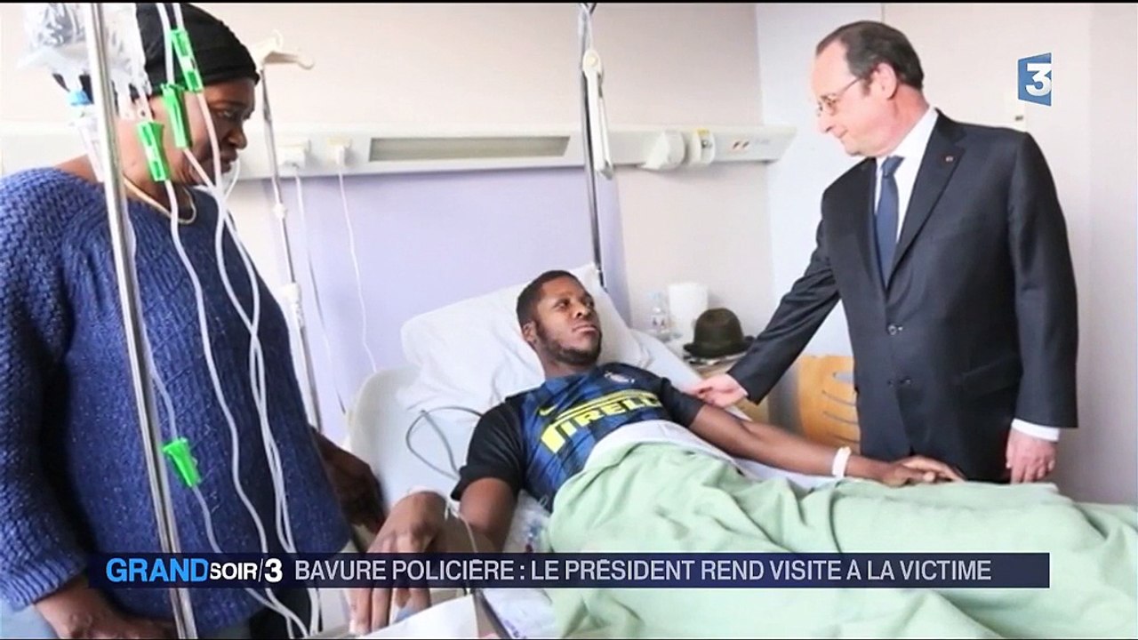 Aulnay-sous-Bois: François Hollande au chevet de Théo