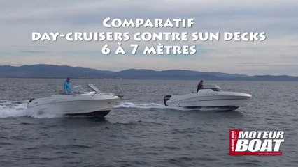 Teaser comparatif day-cruisers et sun decks 6-7 mètres