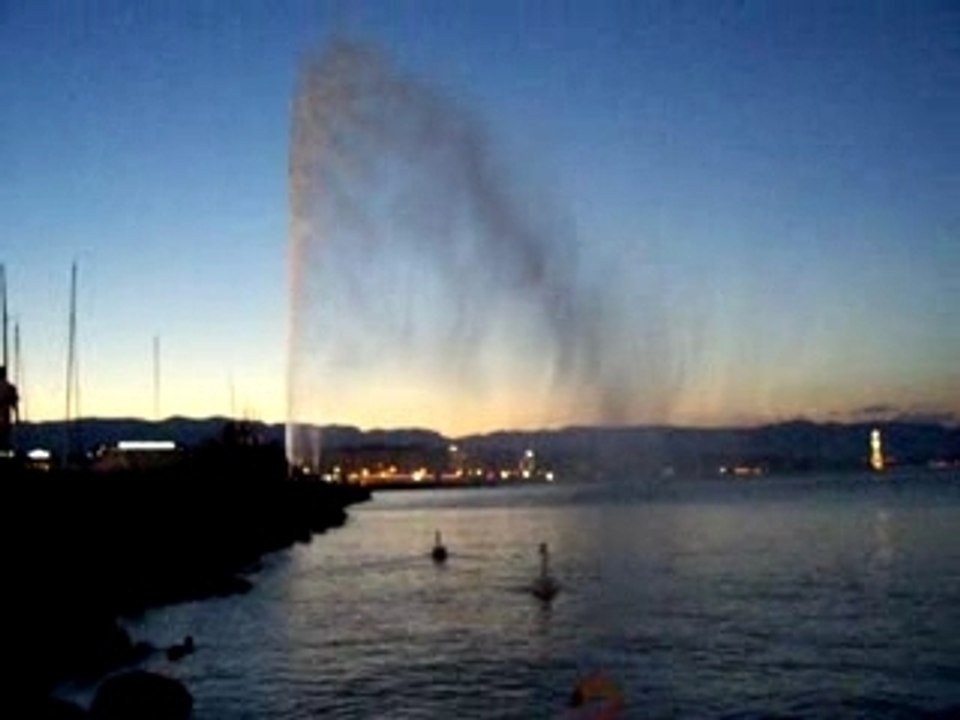Soirée au lac Léman
