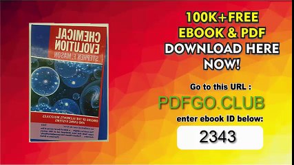 Chemical Evolution_ Origin of the Elements, Molecules, and Living Systems