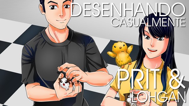 Desenhando Prit e Lohgan Japão Nosso de Cada Dia JNDCD