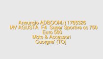 MV AGUSTA  F4  Super Sportive cc 750