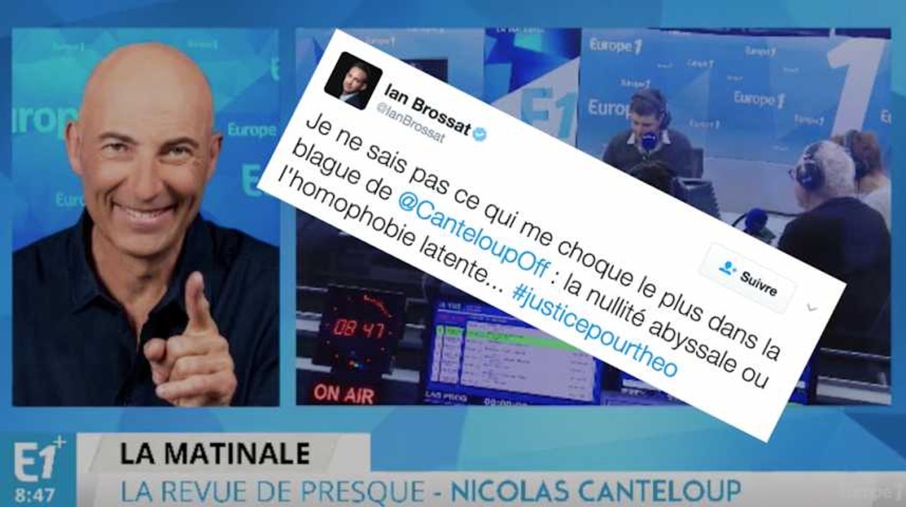 L'équipe de Nicolas Canteloup sur Europe 1 s'excuse après une blague "complètement ratée" sur l'affaire Théo