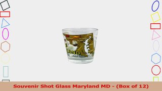 Souvenir Shot Glass Maryland MD  Box of 12 f1d874ee