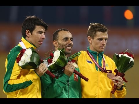 Men's 1,500m T46 | Victory Ceremony | 2015 IPC Athletics World Championships Doha