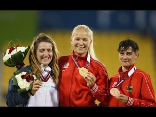 Women's long jump T42 | Victory Ceremony |  2015 IPC Athletics World Championships Doha