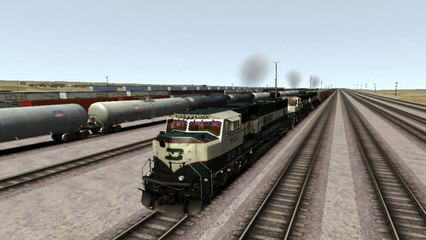 Train Simulator 2017 Gameplay BNFS EMD SD70 MAC Locomotive - Return of the Mac - Cajon Pass
