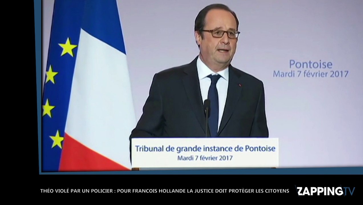 François Hollande apporte son soutienà Théo