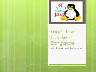 Learn Java Course In Bangalore with Placement Assistance