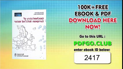 Geochemistry of European Bottled Water