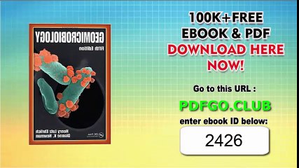 Geomicrobiology, Fifth Edition 5th Edition