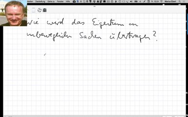 Eigentumsübertragung an unbeglichen Sachen