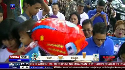 Blusukan ke Matraman, Sandi Janji Tidak Gusur Warga