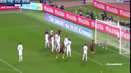 اهداف مباراة روما وفيورنتينا 4-0 (2017_02_07) الدوري الإيطالي