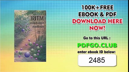 MTBE Remediation Handbook (ERCOFTAC Series) 2004th Edition