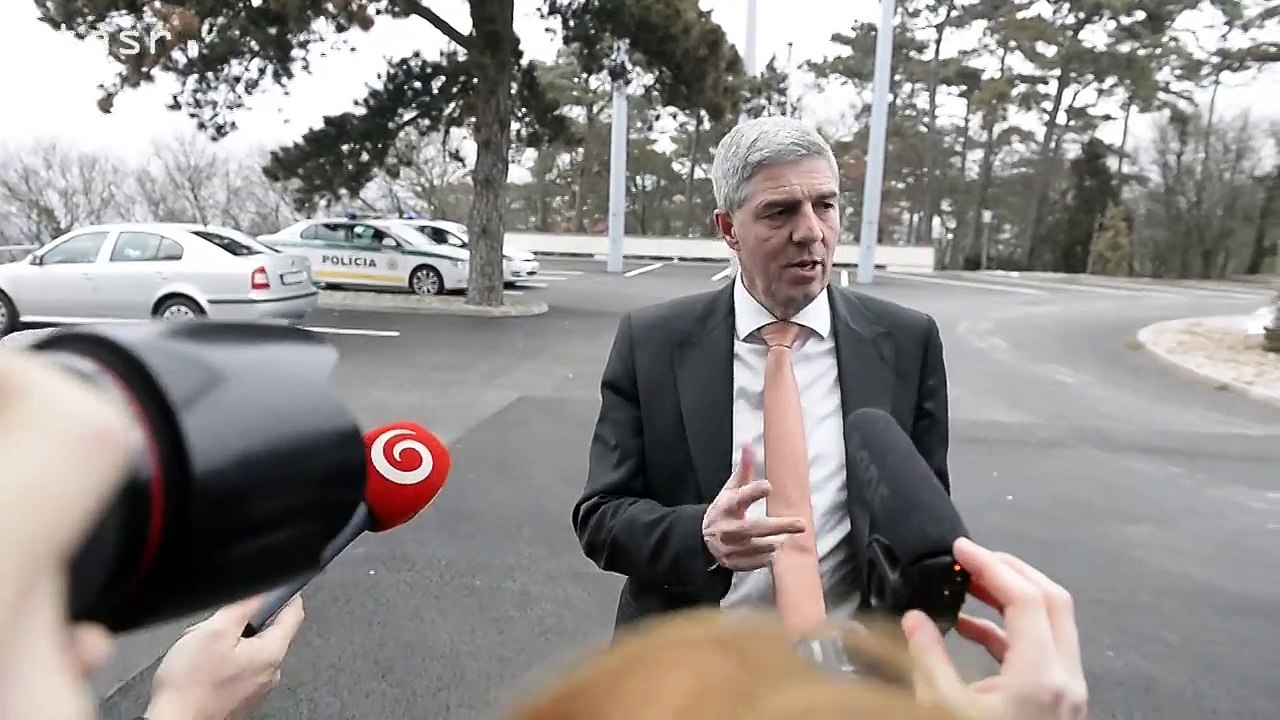 Príchod politických lídrov na koaličnú radu