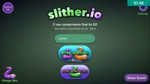 Jogando Slither.io