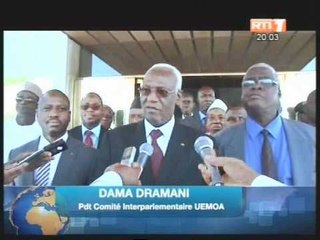 Les parlementaires de l'UEMOA ont rendu visite au President de la République Alassane Ouattara