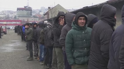 Difíceis condições para migrantes às portas da Europa