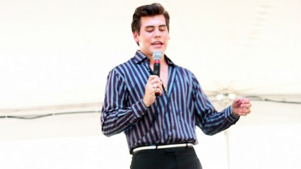 Taylor Rodriguez sings 'Stuck On You' Elvis Week 2016